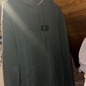 American Eagle Outfitters Forest Green Pullover Hoodie
